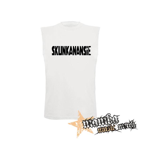 SKUNK ANANSIE - Logo - biele pánske tričko bez rukávov