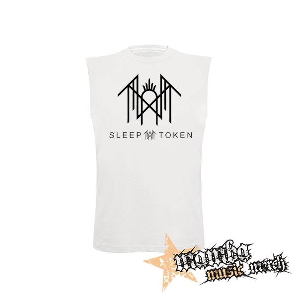 SLEEP TOKEN - Logo - biele pánske tričko bez rukávov