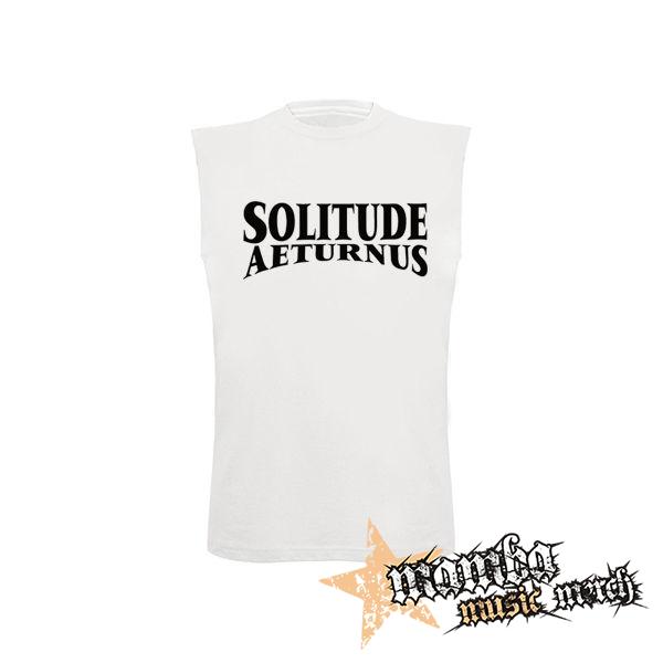 SOLITUDE AETURNUS - Logo - biele pánske tričko bez rukávov