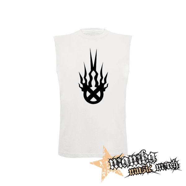 STATIC-X - Crest Symbol - biele pánske tričko bez rukávov
