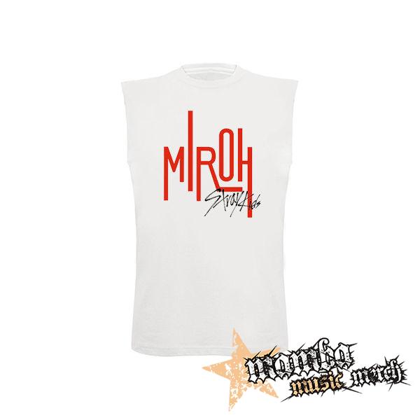 STRAY KIDS - Logo MIROH - biele pánske tričko bez rukávov