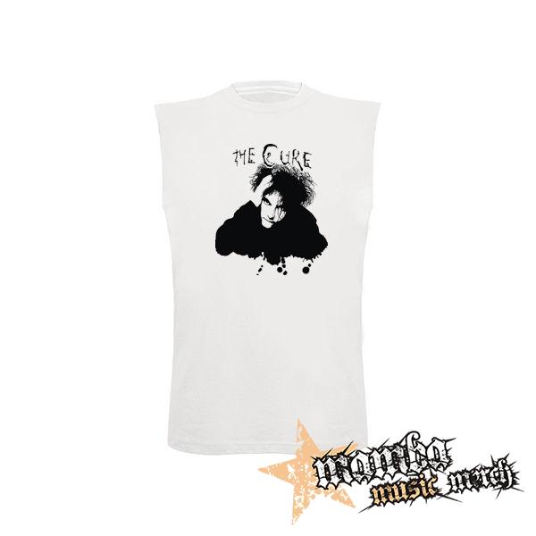 THE CURE - Robert Smith Nosferatu Portrait - biele pánske tričko bez rukávov