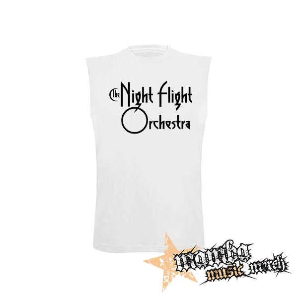 THE NIGHT FLIGHT ORCHESTRA - Logo - biele pánske tričko bez rukávov