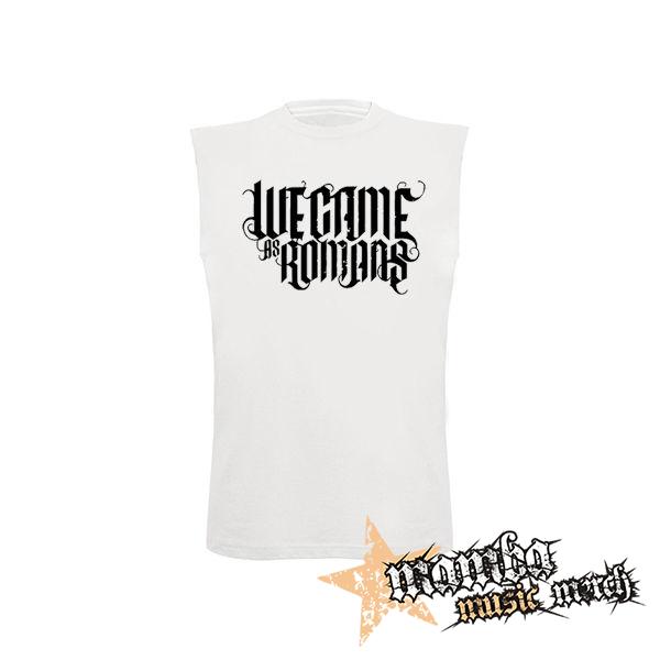 WE CAME AS ROMANS - Logo - biele pánske tričko bez rukávov