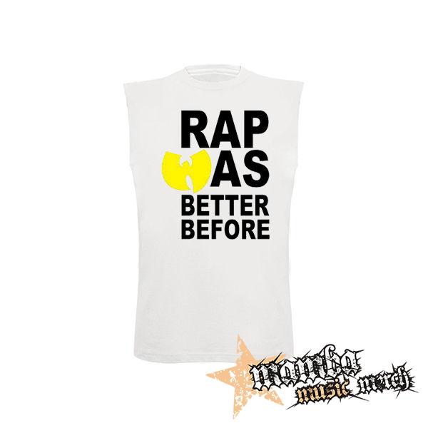 WU TANG CLAN - Rap Was Better Before - biele pánske tričko bez rukávov