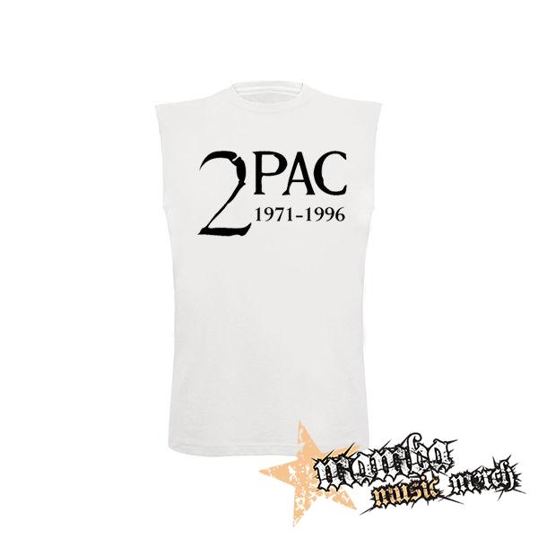 2 PAC - 1971-1996 - biele detské tričko bez rukávov