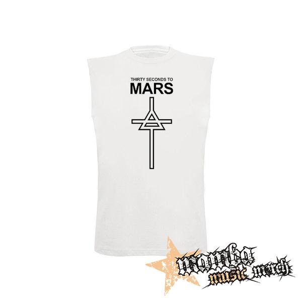 30 SECONDS TO MARS - Monolith - biele detské tričko bez rukávov