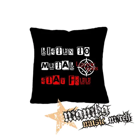 LUNATIC GODS - Listen To Metal Stay Free Motive 3 - vankúš