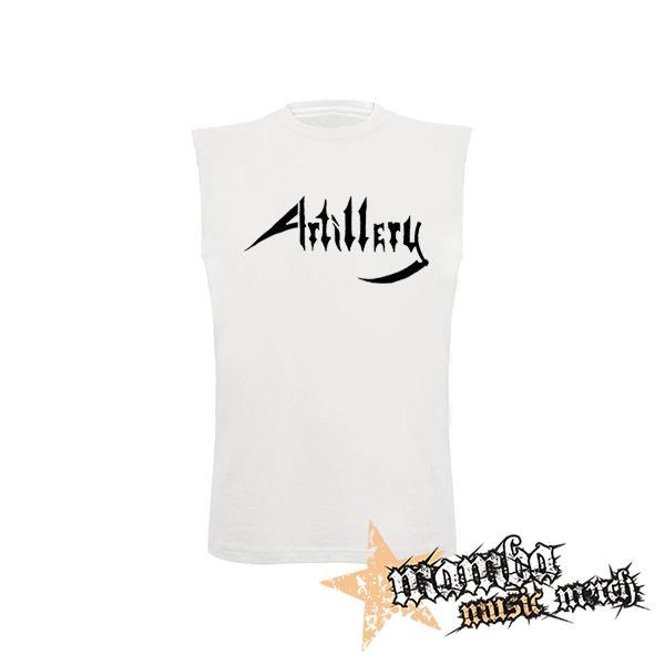 ARTILLERY - Logo Thrash Metal Band - biele detské tričko bez rukávov