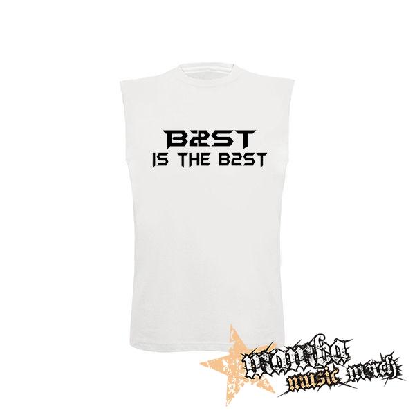 B2ST - BEAST - Is The Best - biele detské tričko bez rukávov