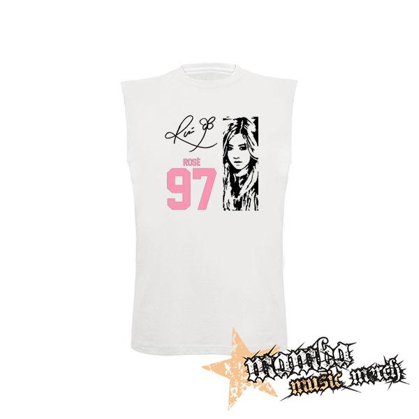 BLACKPINK - Rosé 97 Signature Portrait - biele detské tričko bez rukávov