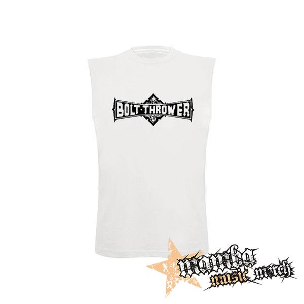 BOLT THROWER - Logo - biele detské tričko bez rukávov