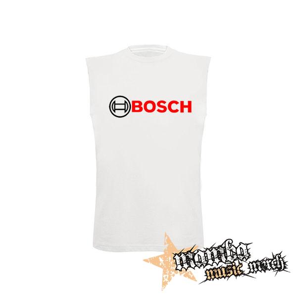 BOSCH - Logo - biele detské tričko bez rukávov