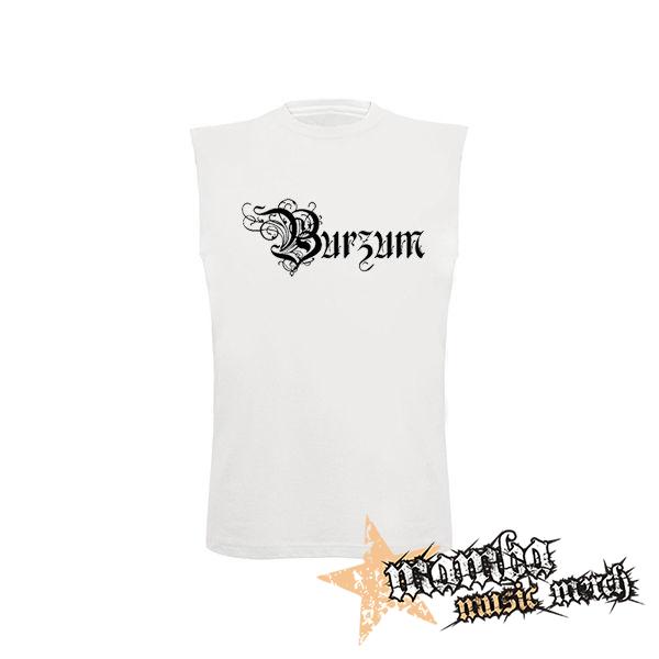 BURZUM - Logo 2 - biele detské tričko bez rukávov