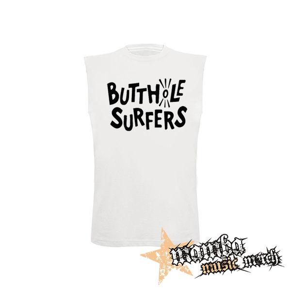 BUTTHOLE SURFERS - Logo - biele detské tričko bez rukávov