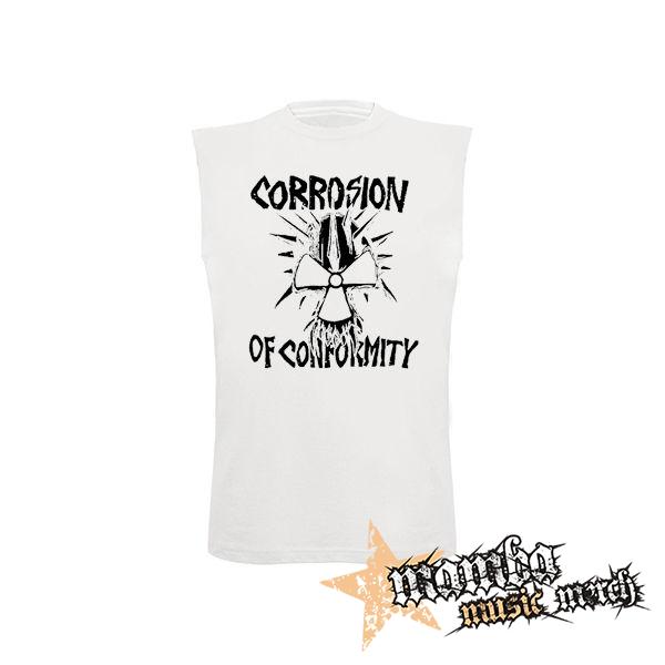 CORROSION OF CONFORMITY - Logo Skull - biele detské tričko bez rukávov