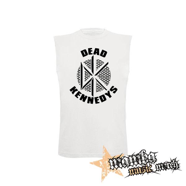DEAD KENNEDYS - White Logo - biele detské tričko bez rukávov