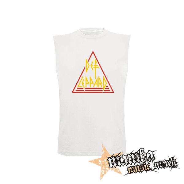 DEF LEPPARD - Color Logo - biele detské tričko bez rukávov