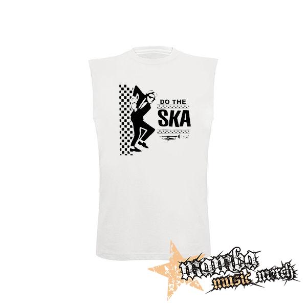 DO THE SKA - biele detské tričko bez rukávov