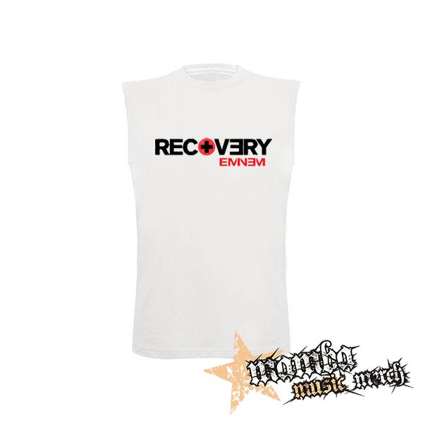EMINEM - Recovery - biele detské tričko bez rukávov