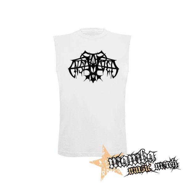 ENSLAVED - Logo Old School - biele detské tričko bez rukávov