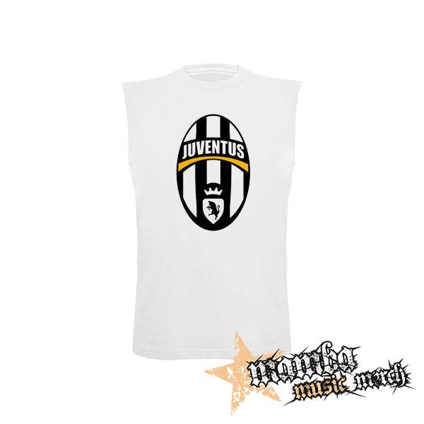 FC JUVENTUS - Logo Motive 1 - biele detské tričko bez rukávov