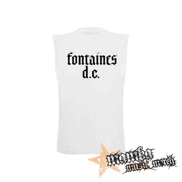 FONTAINES D.C. - Logo - biele detské tričko bez rukávov
