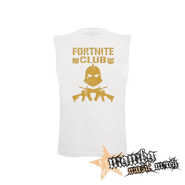 FORTNITE CLUB - biele detské tričko bez rukávov