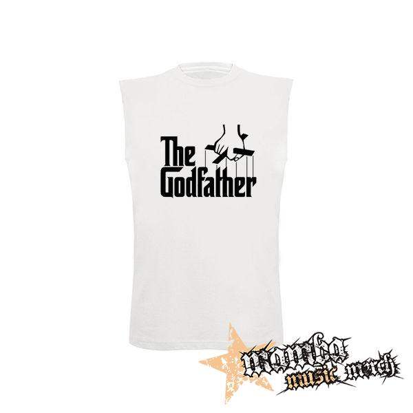 GODFATHER - Logo - biele detské tričko bez rukávov