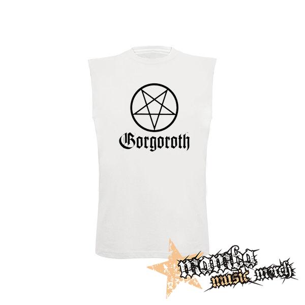 GORGOROTH - Logo Pentagram - biele detské tričko bez rukávov