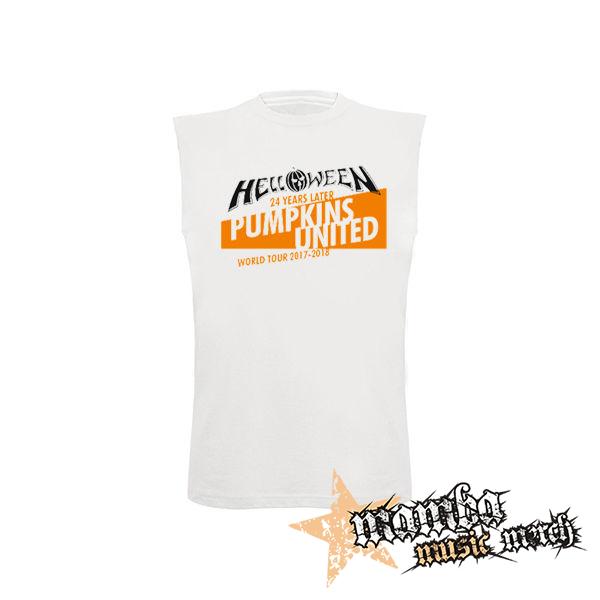 HELLOWEEN - Pumpkins United World Tour 2017-2018 - biele detské tričko bez rukávov