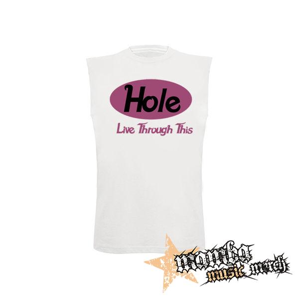 HOLE - Live Through This - biele detské tričko bez rukávov