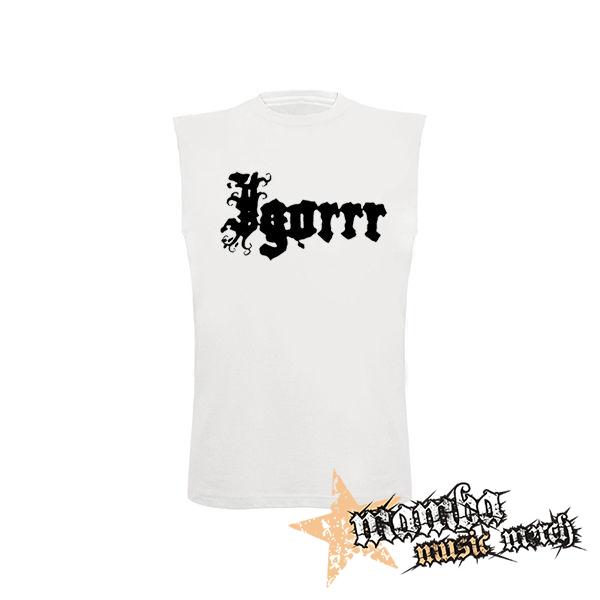 IGORRR - Logo - biele detské tričko bez rukávov