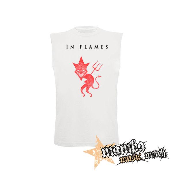 IN FLAMES - Devil - biele detské tričko bez rukávov