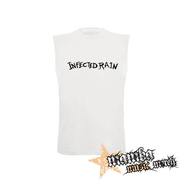 INFECTED RAIN - Logo - biele detské tričko bez rukávov