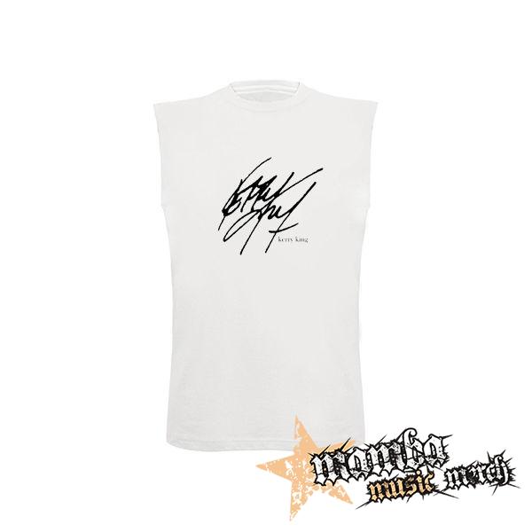 KERRY KING - Signature - biele detské tričko bez rukávov