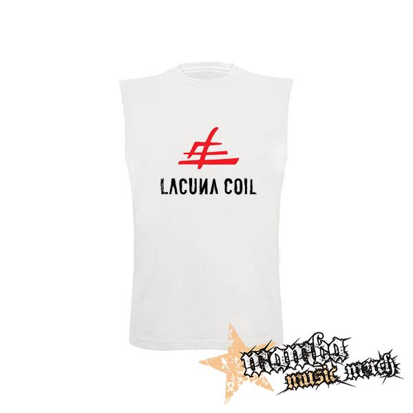 LACUNA COIL - Logo - biele detské tričko bez rukávov