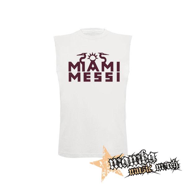 LIONEL MESSI - Miami Messi - biele detské tričko bez rukávov