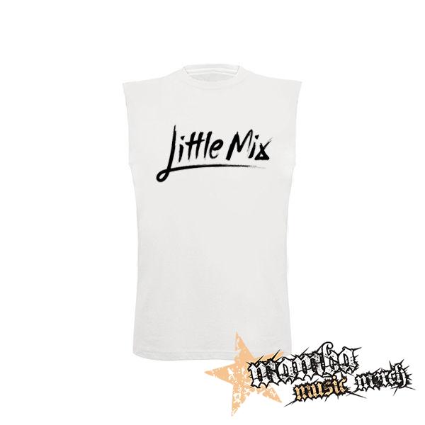 LITTLE MIX - Logo - biele detské tričko bez rukávov
