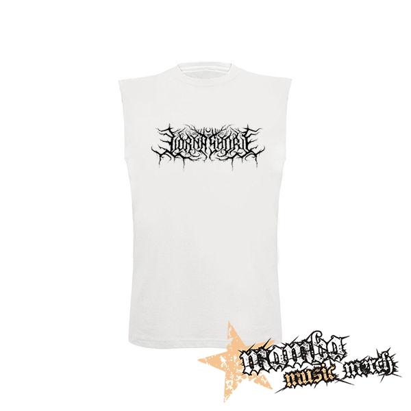 LORNA SHORE - Logo - biele detské tričko bez rukávov