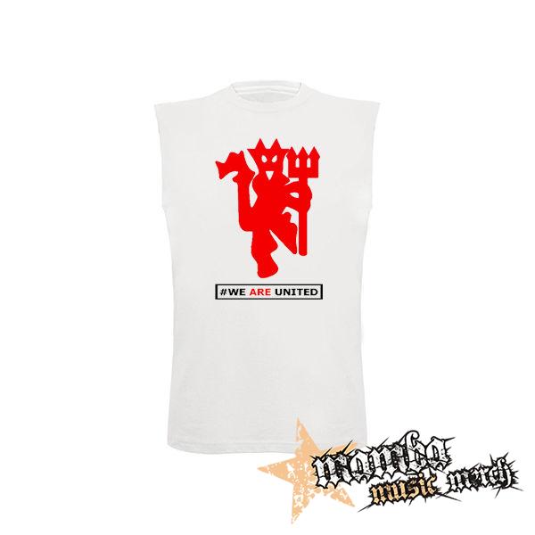 MANCHESTER UNITED - We Are United - biele detské tričko bez rukávov