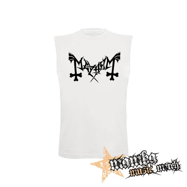MAYHEM - Logo Motive 2 - biele detské tričko bez rukávov