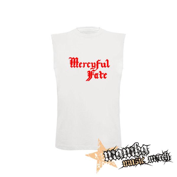 MERCYFUL FATE - Logo Red - biele detské tričko bez rukávov