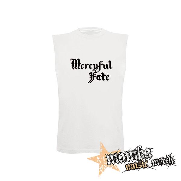 MERCYFUL FATE - Logo White - biele detské tričko bez rukávov