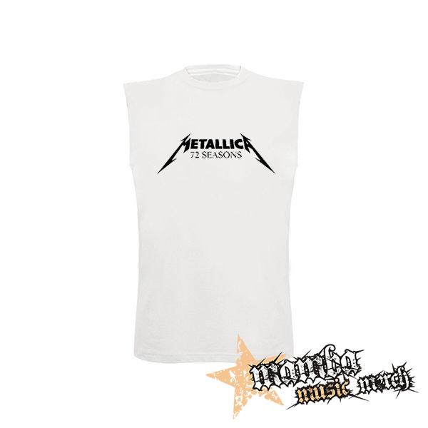 METALLICA - 72 Seasons Logo - biele detské tričko bez rukávov