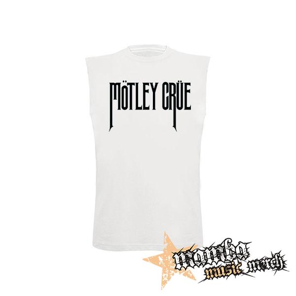 MOTLEY CRUE - Theatre Of Pain Logo - biele detské tričko bez rukávov