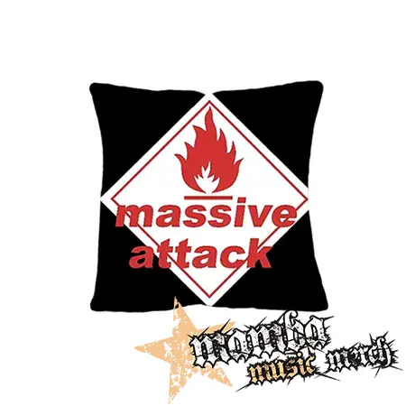 MASSIVE ATTACK - Logo Crest Symbol - vankúš