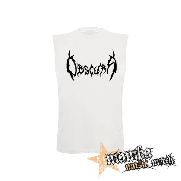 OBSCURA - Logo - biele detské tričko bez rukávov