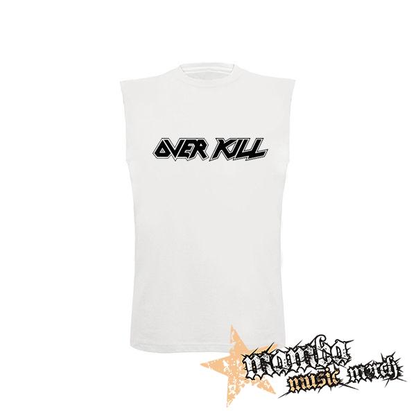 OVERKILL - Logo Black - biele detské tričko bez rukávov