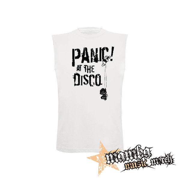 PANIC AT THE DISCO - biele detské tričko bez rukávov